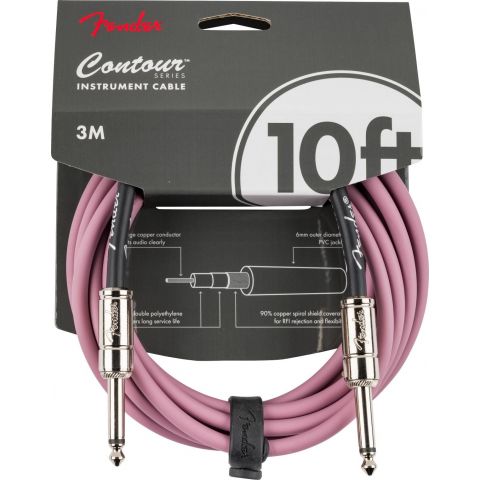 Fender Contour 3M Burgundy Mist Cable de Guitarra