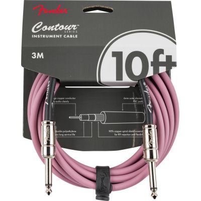 Fender Contour 3M Burgundy Mist Cable de Guitarra