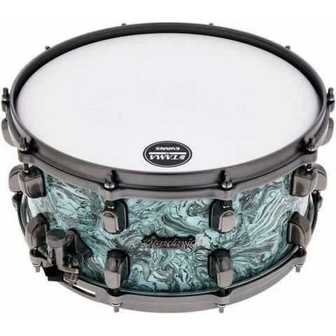 TAMA Starclassic Maple 14"x6.5" Snare Drum, Smoked Black Nickel Shell Hardware