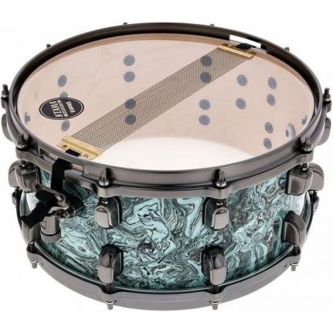 TAMA Starclassic Maple 14"x6.5" Snare Drum, Smoked Black Nickel Shell Hardware