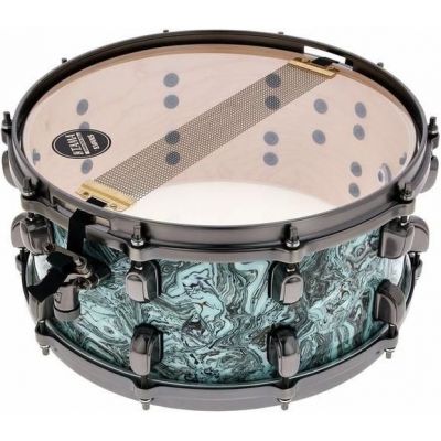 TAMA Starclassic Maple 14"x6.5" Snare Drum, Smoked Black Nickel Shell Hardware