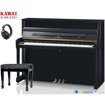 Kawai K-200 ATX4 Negro Pulido Silent