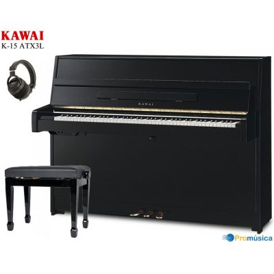 Kawai K-15 ATX3L Negro Pulido Silent