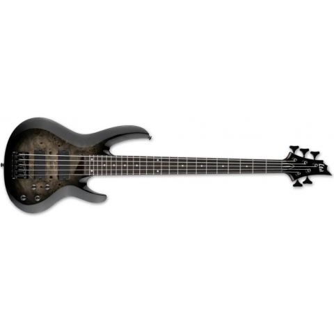 ESP LTD B-205DX Bajo Eléctrico de 5 cuerdas Black Burst