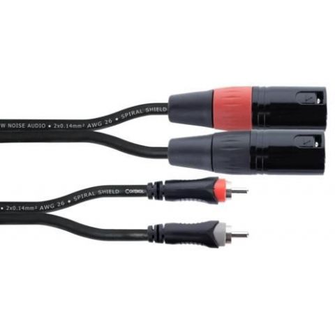 Cordial EU15MC XLR RCA Macho Dual 1,5M Cable