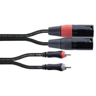 Cordial EU15MC XLR RCA Macho Dual 1,5M Cable