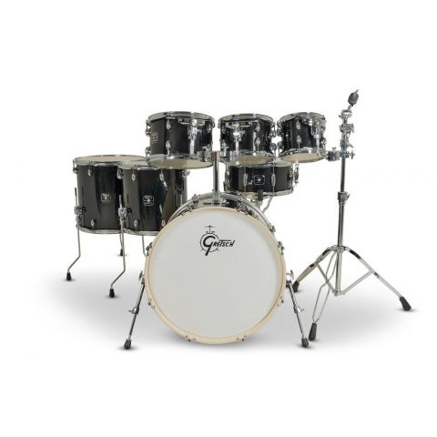 Gretsch Drum Set Energy Batería Acústica  Super Rock - Black Sparkle