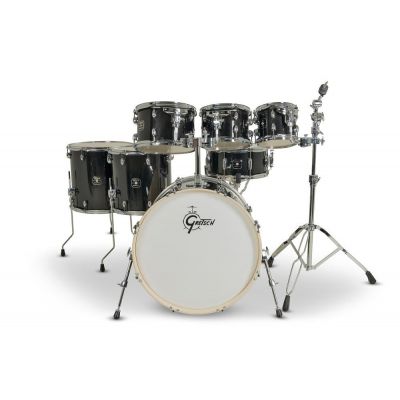 Gretsch Drum Set Energy Batería Acústica  Super Rock - Black Sparkle