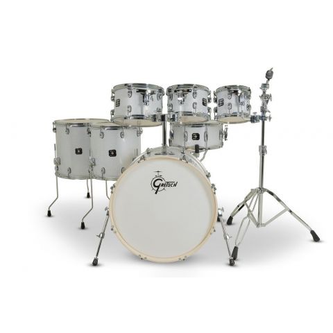 Gretsch Drum Set Energy Batería Acústica Super Rock - White Pearl