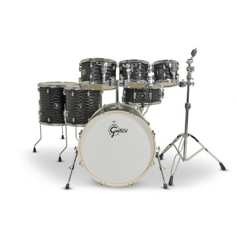 Gretsch Drum Set Energy Batería Acústica  Super Rock - Black Fame