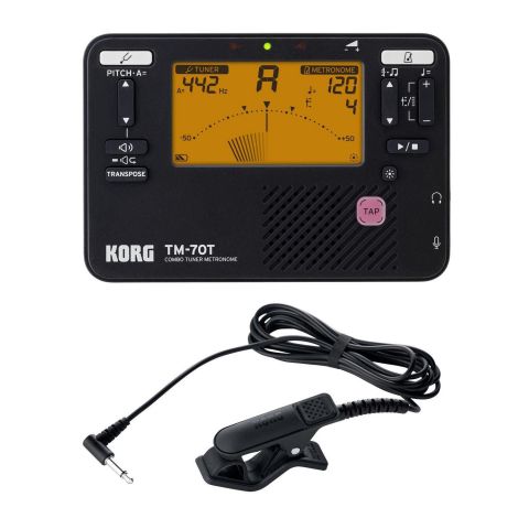 Korg Tm-70C Bk Afinador
