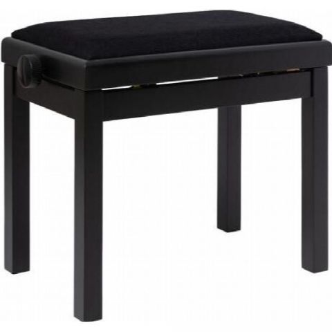 Stagg PB06G BKM VBK Banqueta piano Negra