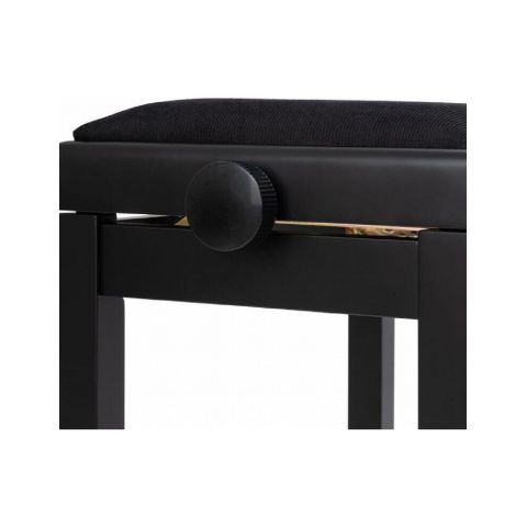 Stagg PB06G BKM VBK Banqueta piano Negra