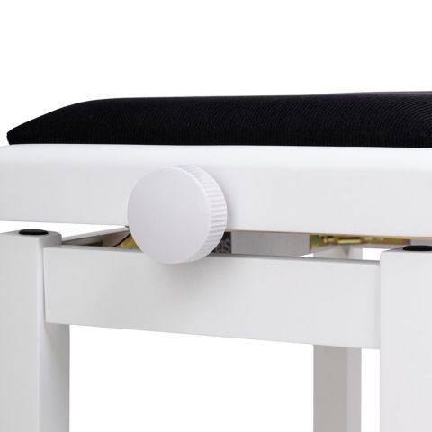 Stagg PB06G WHM VBK Banqueta de Piano Blanca   Negra