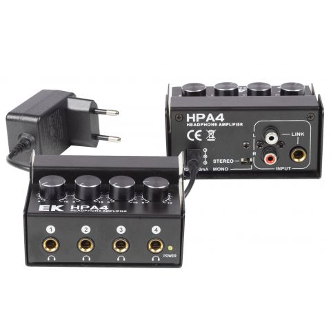 EK HPA4 Amplificador de auriculares 4 canales