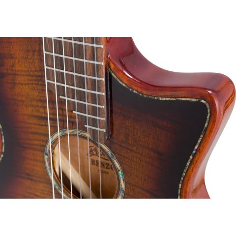 Bromo BEN2C 3-Tone Sunburst Guitarra Electroacústica
