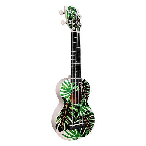 Mahalo MA1MT Art Series Monstera con funda Ukelele Soprano