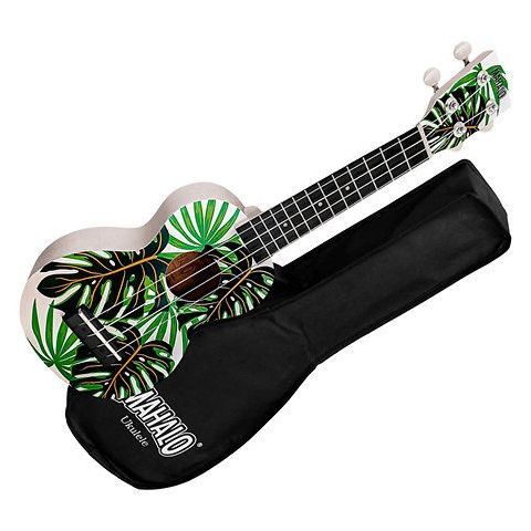 Mahalo MA1MT Art Series Monstera con funda Ukelele Soprano
