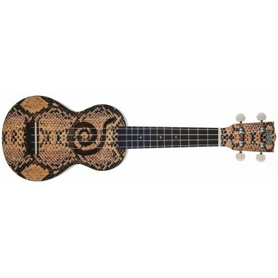 Mahalo MA1PY Art II Series Python con funda Ukelele Soprano