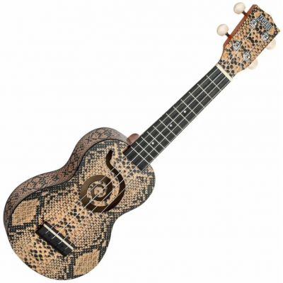 Mahalo MA1PY Art II Series Python con funda Ukelele Soprano 2