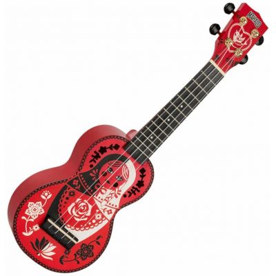 Mahalo MA1RD Art Series Russian Doll con funda Ukelele soprano 2