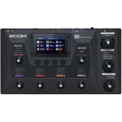 Zoom B6 Pedalera Multiefectos para Bajo