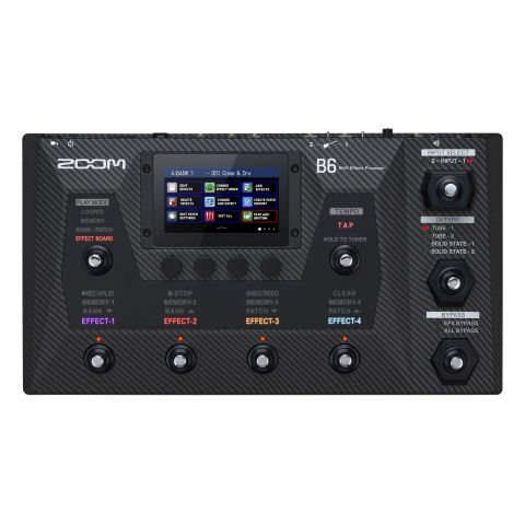 Zoom B6 Pedalera Multiefectos para Bajo