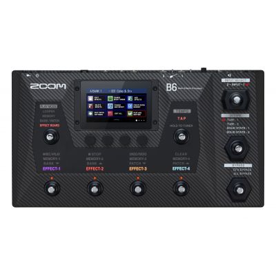 Zoom B6 Pedalera Multiefectos para Bajo