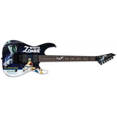 ESP LTD KH-WZ Guitarra Eléctrica White Zombie con estuche