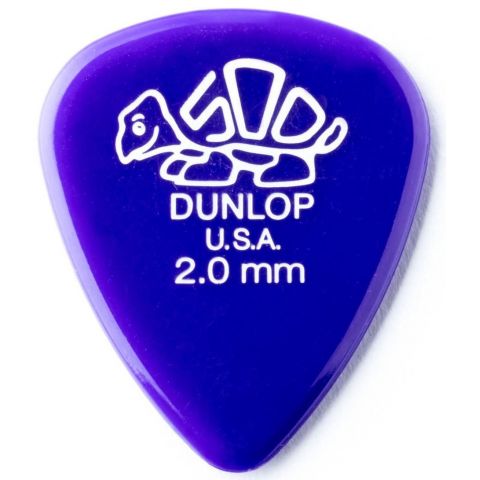 Dunlop 41R200 Delrin Dur 2MM Bolsa 72 Púas