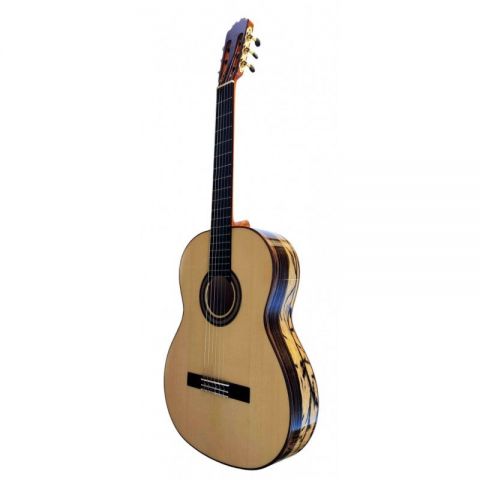 José Rincón MF7 Guitarra Flamenca Ebano Blanco y Tapa Maciza Abeto