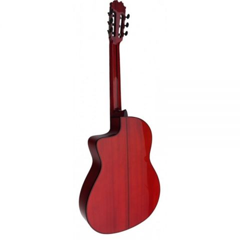Antonio De Toledo Serie Legado Modelo ATF-17BRE CUT de Cipres teñido de rojo con Cutaway y Previo Fishman