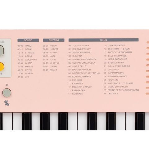 Medeli MK1 PK Teclado 37 teclas Rosa