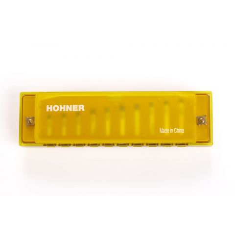 Hohner Translucent Harp M1110y Amarilla