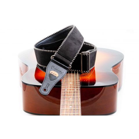 Righton YEEHAW-BK Correa de guitarra Standard Plus Negra