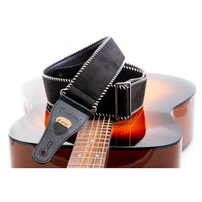 Righton YEEHAW-BK Correa de guitarra Standard Plus Negra 2