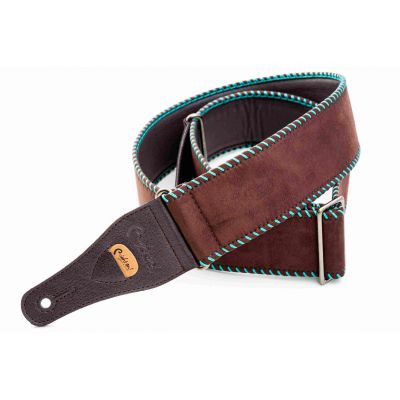 Righton YEEHAW-BR Correa de Guitarra Marrón Serie Standard Plus Vintage