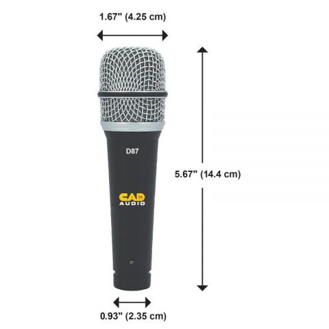Cad Audio D87 Micrófono dinámico supercardioide para instrumentos