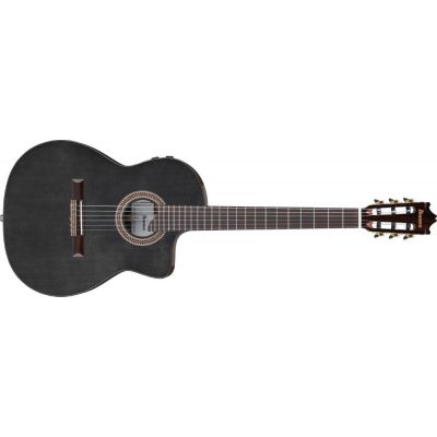 Ibanez GA360TCE-TBK Guitarra clásica Transparent Black