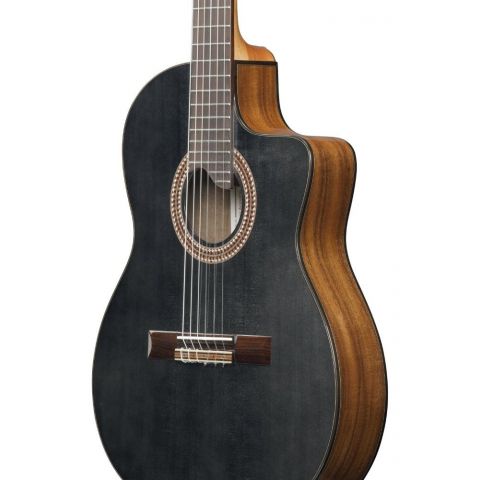 Ibanez GA360TCE-TBK Guitarra clásica Transparent Black