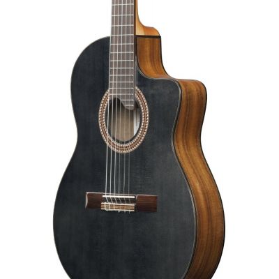 Ibanez GA360TCE-TBK Guitarra clásica Transparent Black