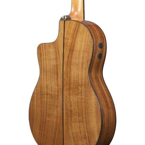 Ibanez GA360TCE-TBK Guitarra clásica Transparent Black