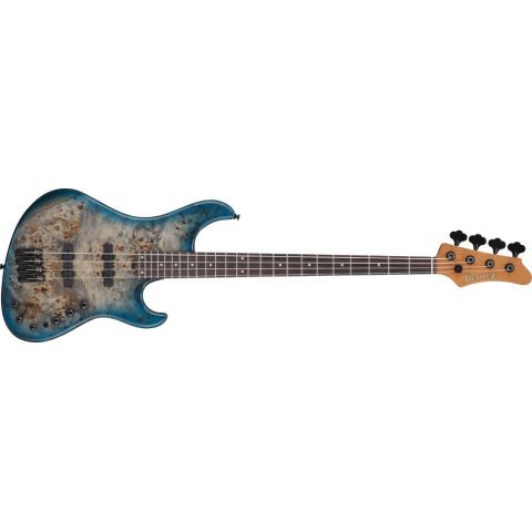 Ibanez MDM1600-CTL Bajo eléctrico con funda Cosmic Blue Starburst Low Gloss