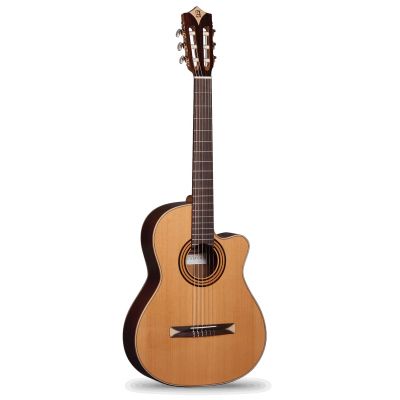 Alhambra CS-1 CW ELECTRIFICADA FISHMAN E1+ Funda 9738 25mm