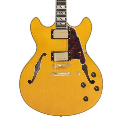D'Angelico Deluxe DC  Amareto Burst Guitarra Eléctrica
