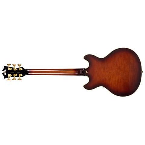 D'Angelico Excel Mini DC Amaretto Burst Guitarra Eléctrica