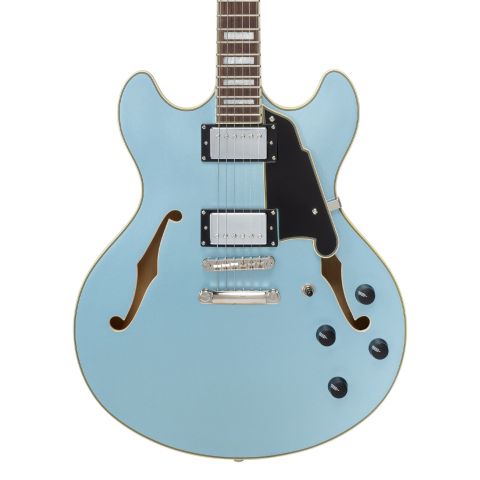 D'Angelico Premier DC Steel Blue Guitarra Eléctrica
