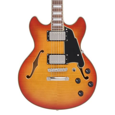 D’Angelico Premier Mini DC XT Honey Burst Guitarra Eléctrica