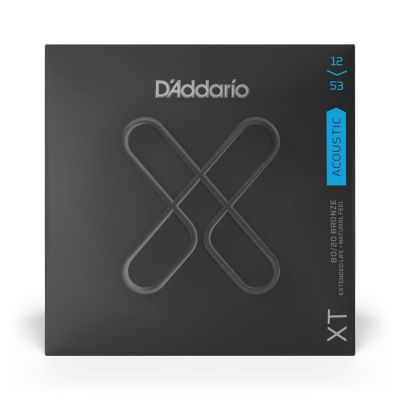 Daddario XTABR1253 80 20 XT Coated Juego Cuerdas Guitarra Acustica