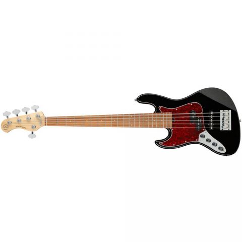 Sadowsky MetroExpress 21 Fret Hyprid PJ Morado 5 Zurdo Solid Black High Polish